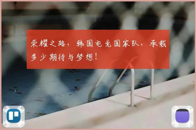 荣耀之路，韩国电竞国家队，承载多少期待与梦想！